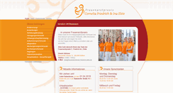 Desktop Screenshot of frauenaerztinnen-friedrich-elste.de